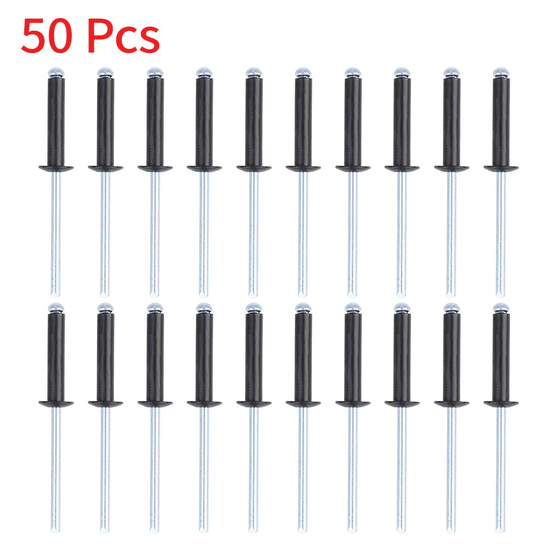 50pcs 4 x 20mm Car Vehicle Aluminum Alloy Blind Rivets Repairing Tool