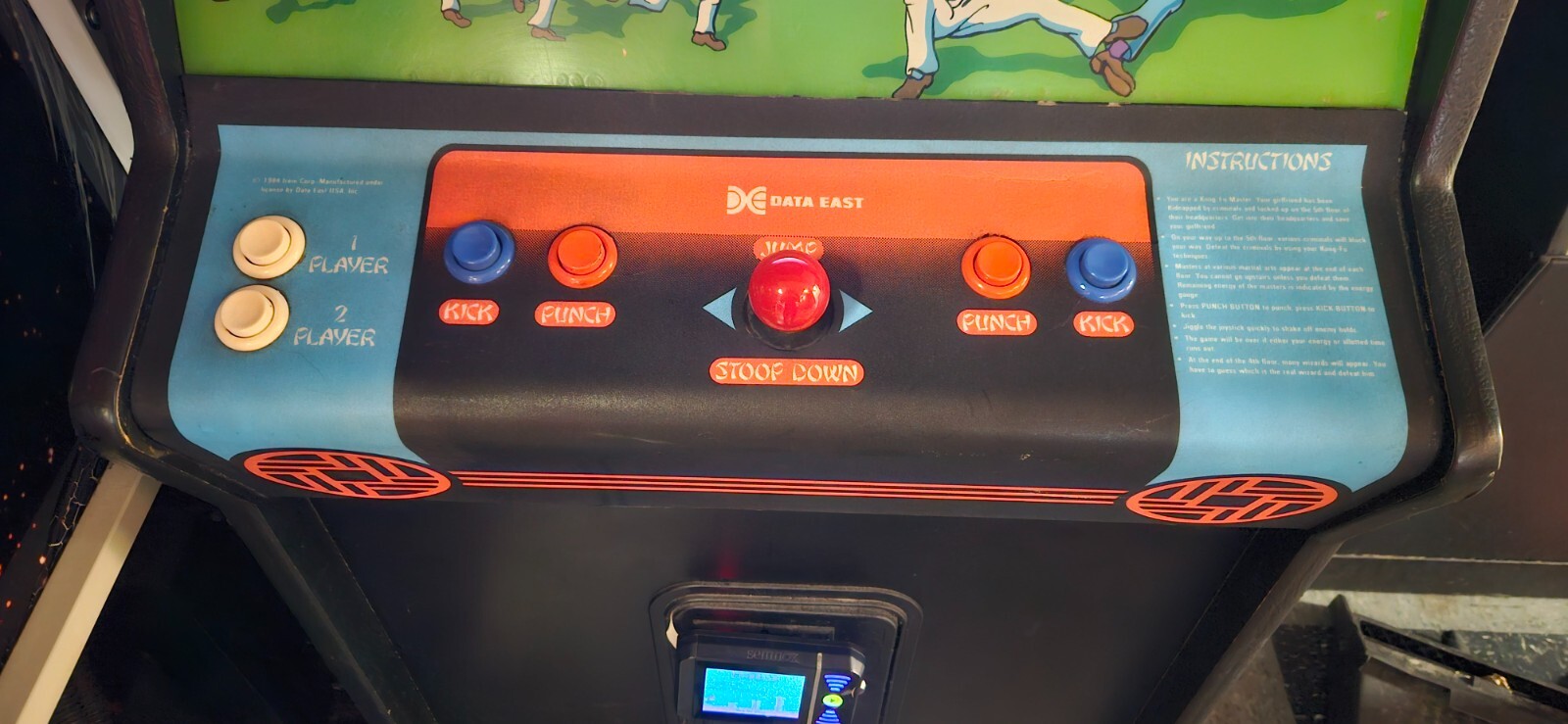 KUNG-FU MASTER Video Arcade Game - Data East 1984 - 2360