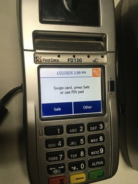 FirstData FD 130 Credit Card Reader 001805064
