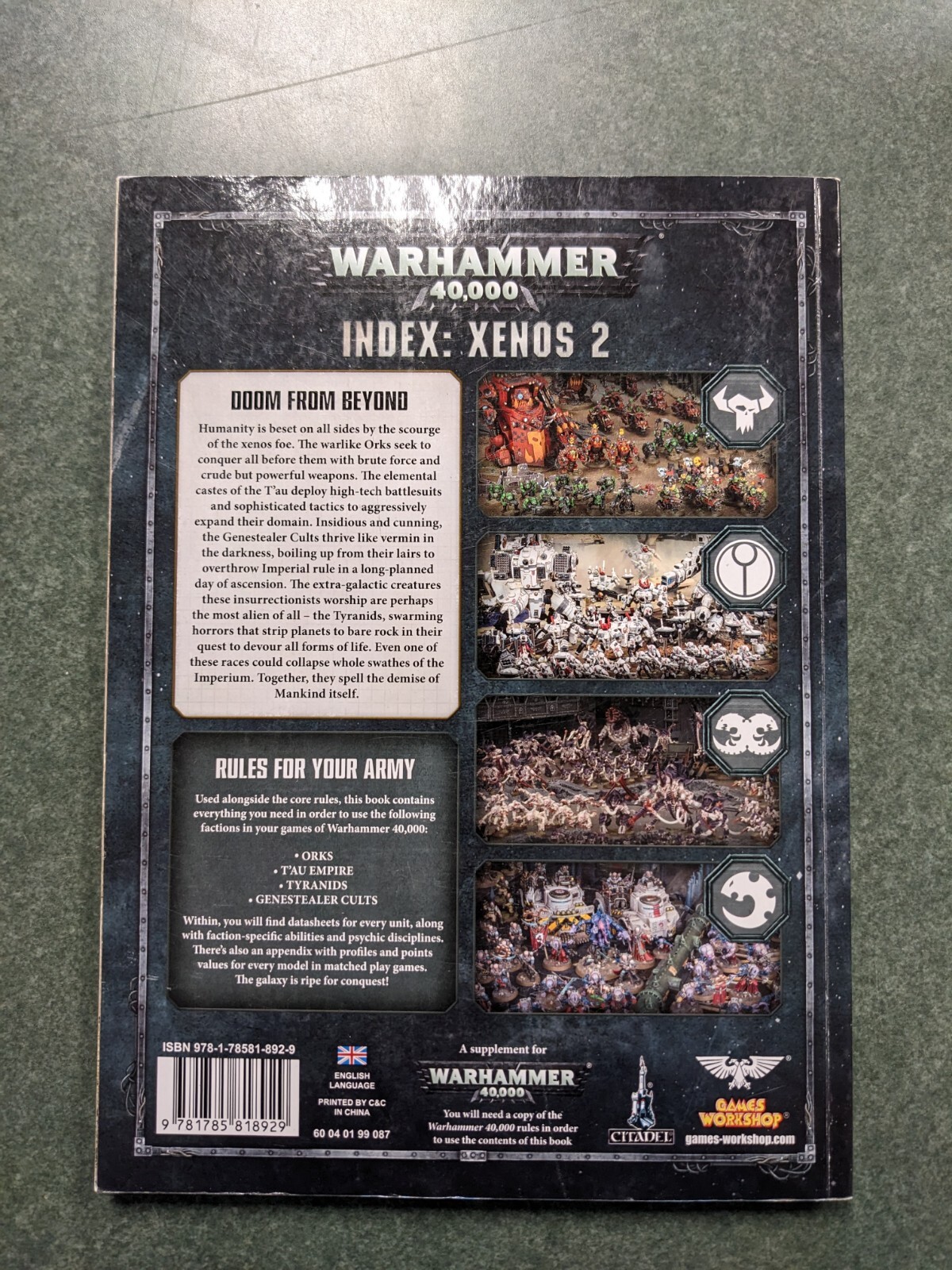 Index: Xenos 2 Warhammer 40K Games Workshop