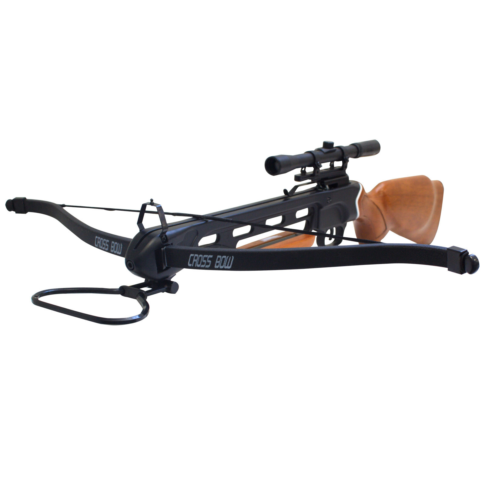 SAS Manticore 150lbs Crossbow with Scope, Extra Arrows and Rope Cocking Device