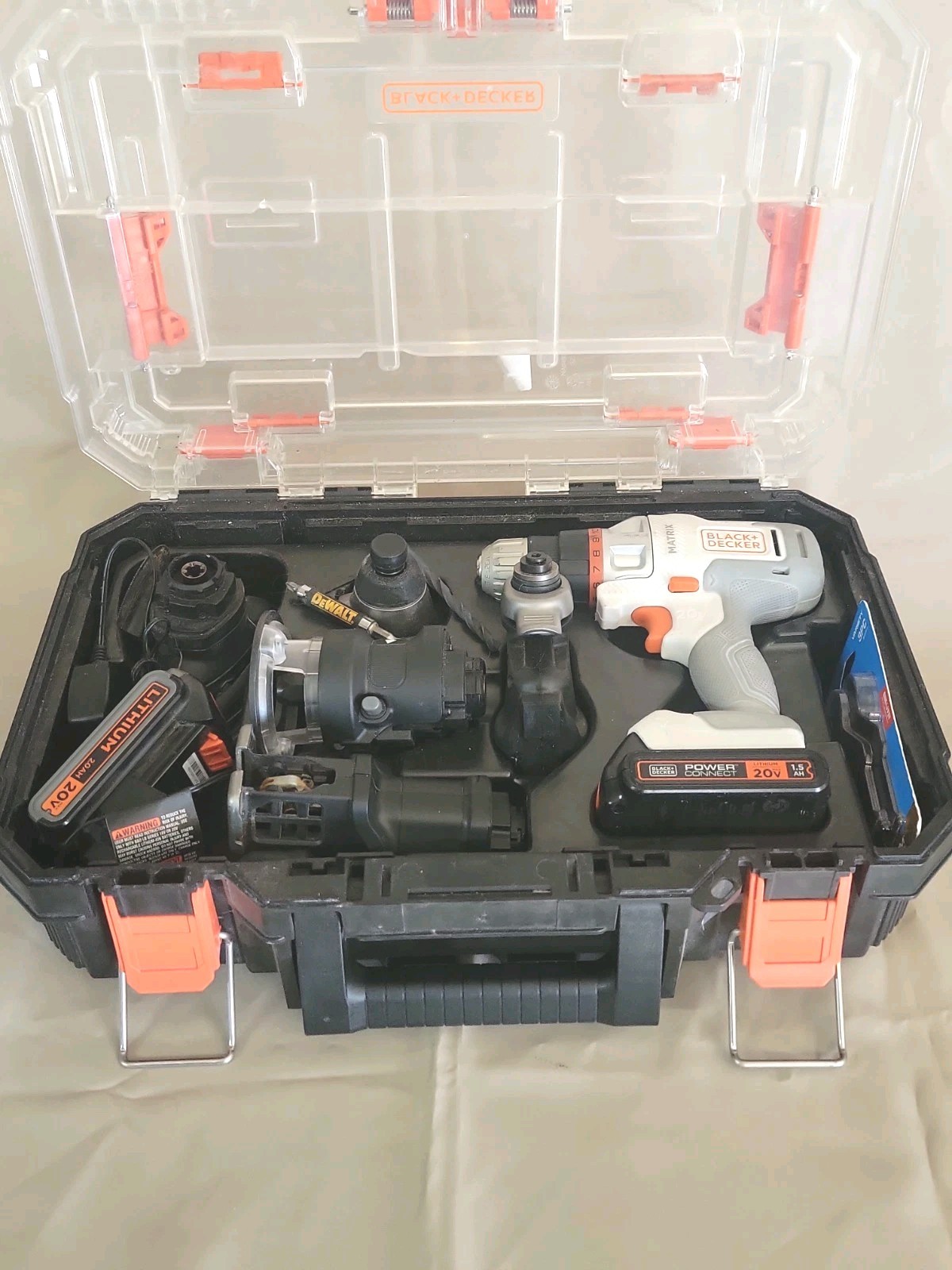 BLACK & DECKER 20V MAX POWERCONNECT MATRIX Cordless Drill set