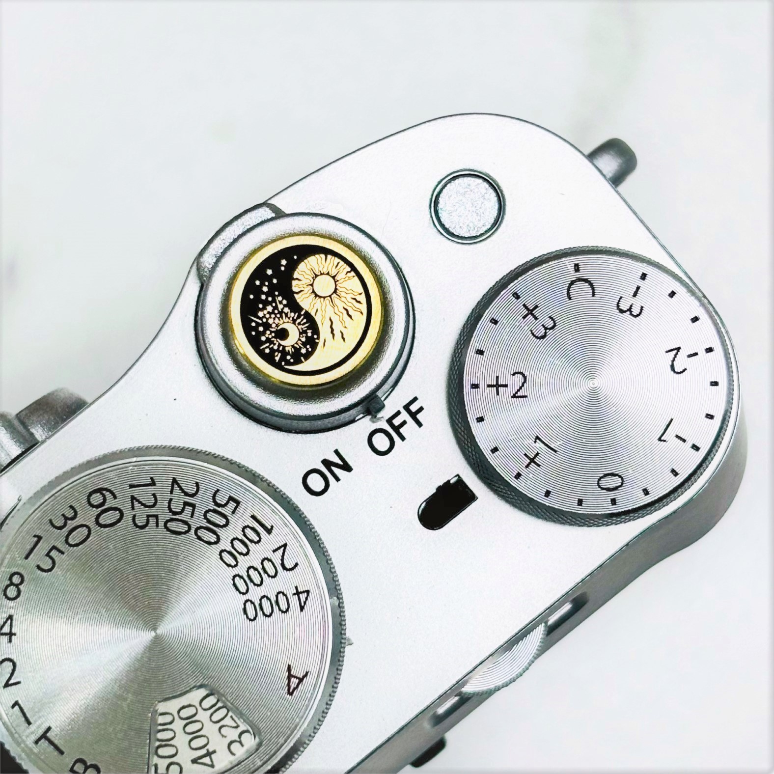 Sun & Moon Camera soft release button - brass strew shutter button universal fit