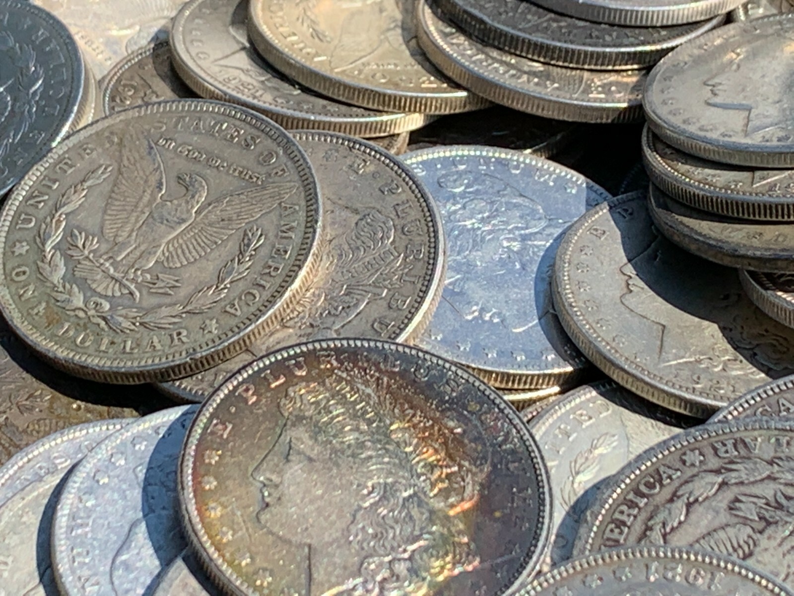 1921 Silver Morgan Dollar Cull Lot of 20 S$1 Coins Constitutional Silver