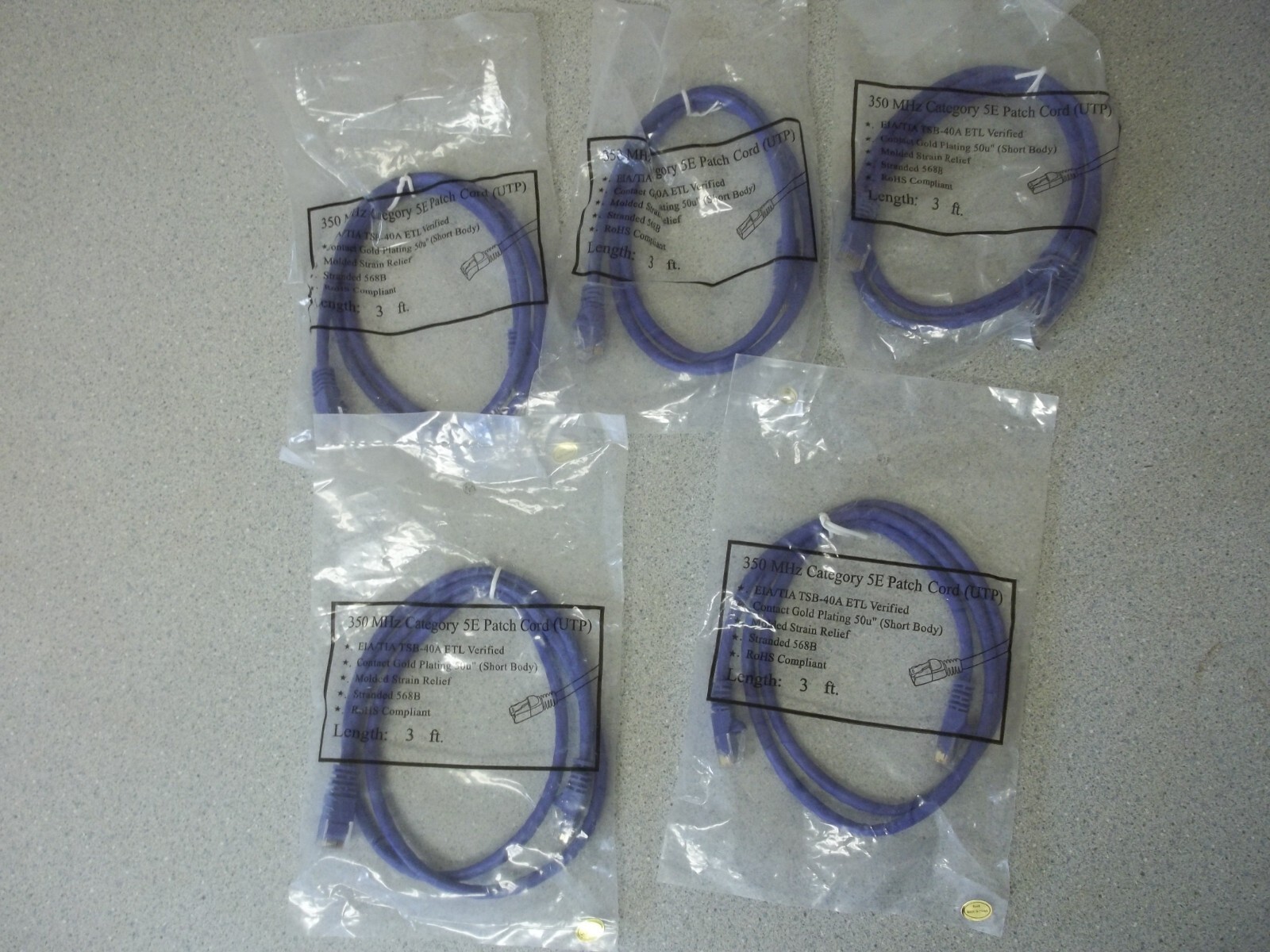 CAT 5E Patch Panel CAT 5E Patch Cords CAT 5E Modular Plugs
