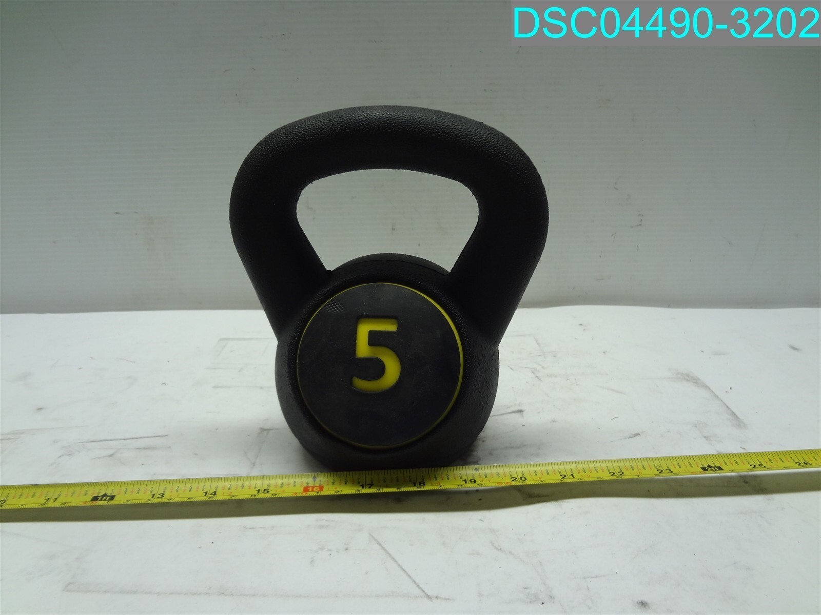 POWERT Kettlebell Weight 5 LB Black And Yellow