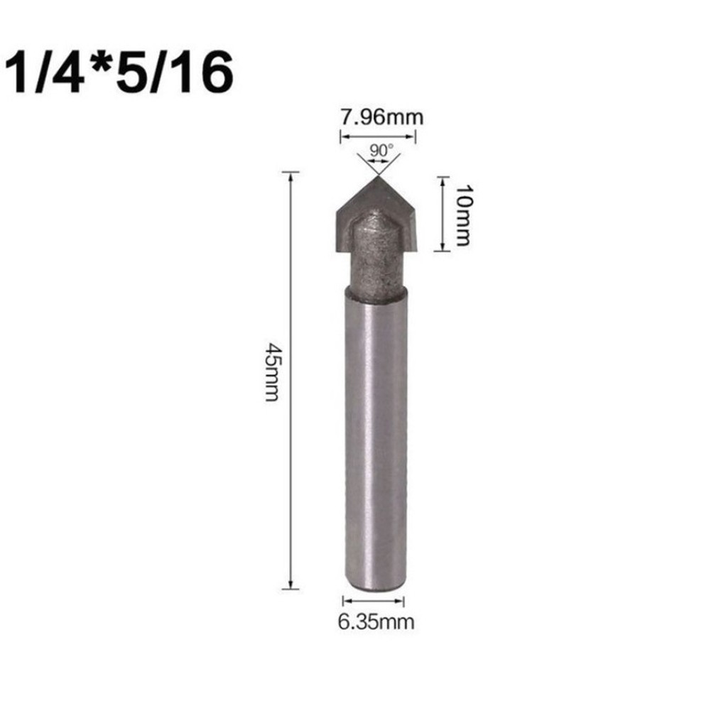 Drill Router Bits 90 Degree Drill Bits Engraving Equipment Hardened Steel