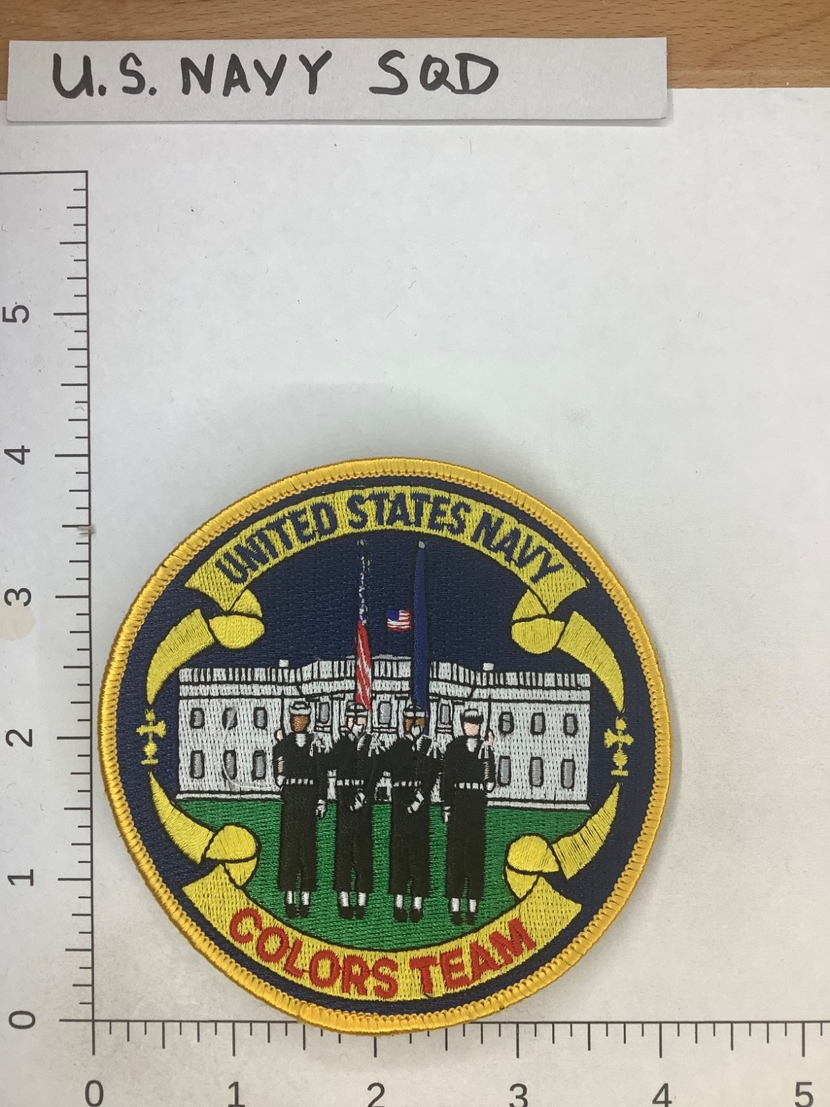 US NAVAL COLORS TEAM PATCH