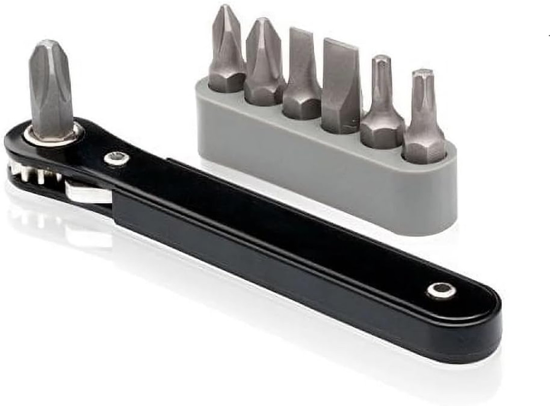 NEIKO 03044A 1/4-Inch Drive Mini Ratchet Screwdriver Set, 8 Pc, Cr-V Steel, Tigh