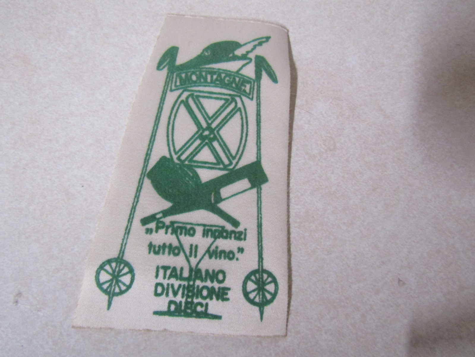 MILITARY PATCH UNSURE FOREIGN MONTAGNE ITALIANO DIVISIONE