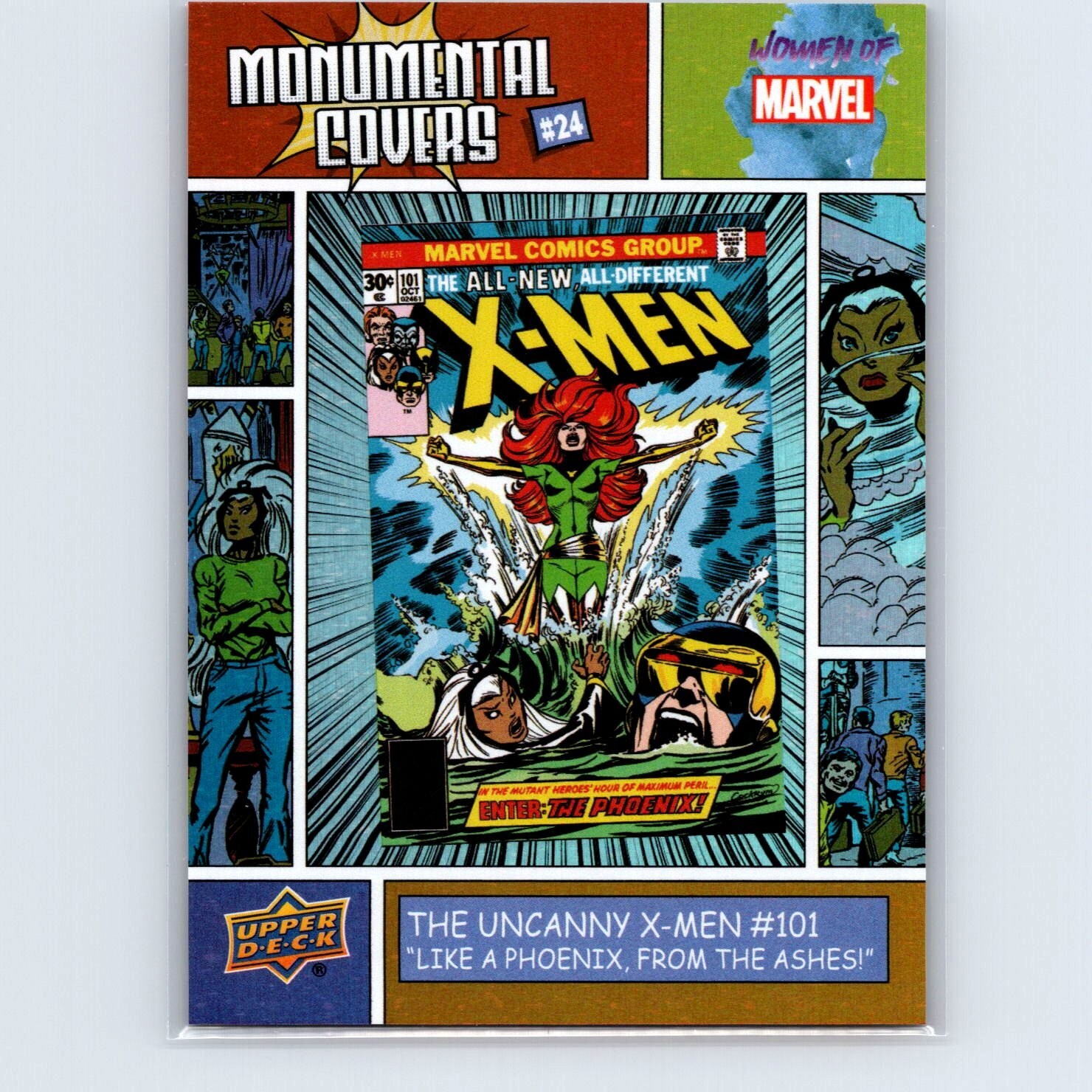 2024 Upper Deck Women of Marvel Monumental Covers The Uncanny X-Men #101 BI-24