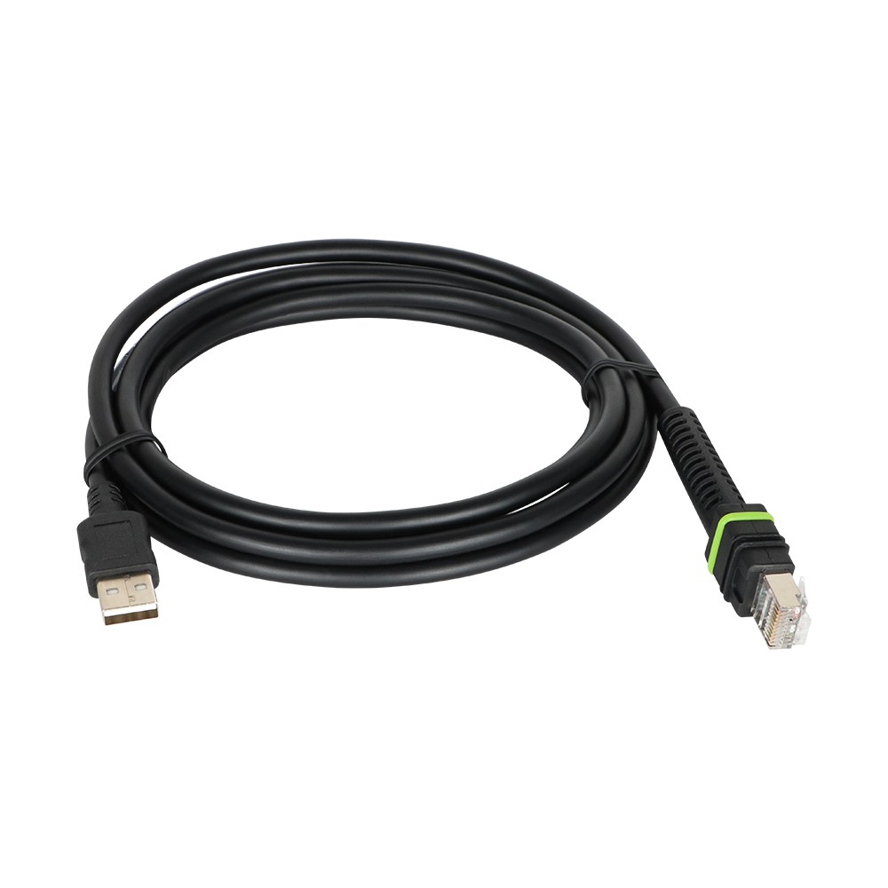 2PCS Original Zebra Data USB Cable for Barcode Scanner CBA-U46-S07ZAR