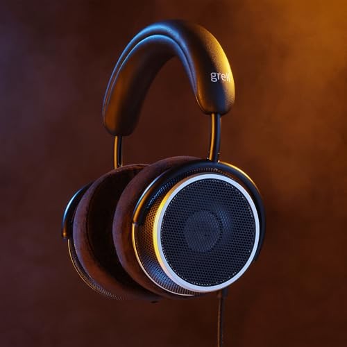 DROP + GRELL OAE1 WIRED OPEN-BACK HEADPHONES, AXEL GRELL DESIGN, BIOCELLULOSE