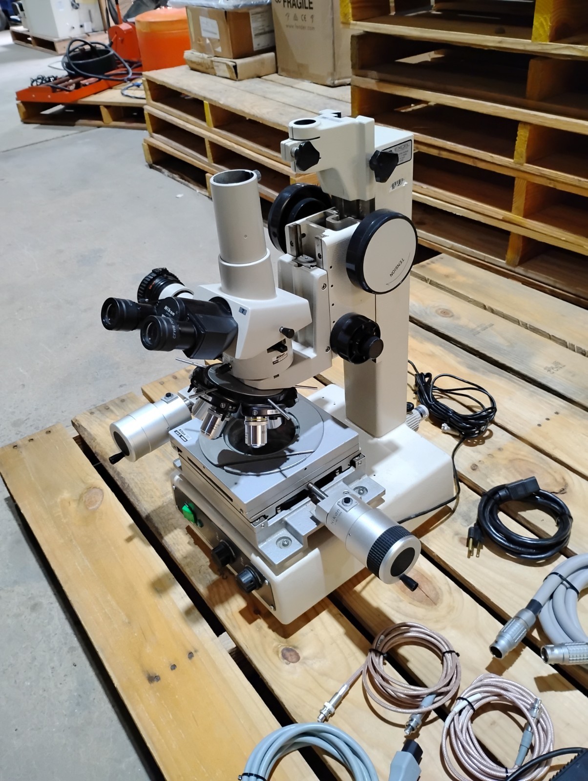 Nikon MM-11 Measuring Microscope - Measurescope w/ Accessories