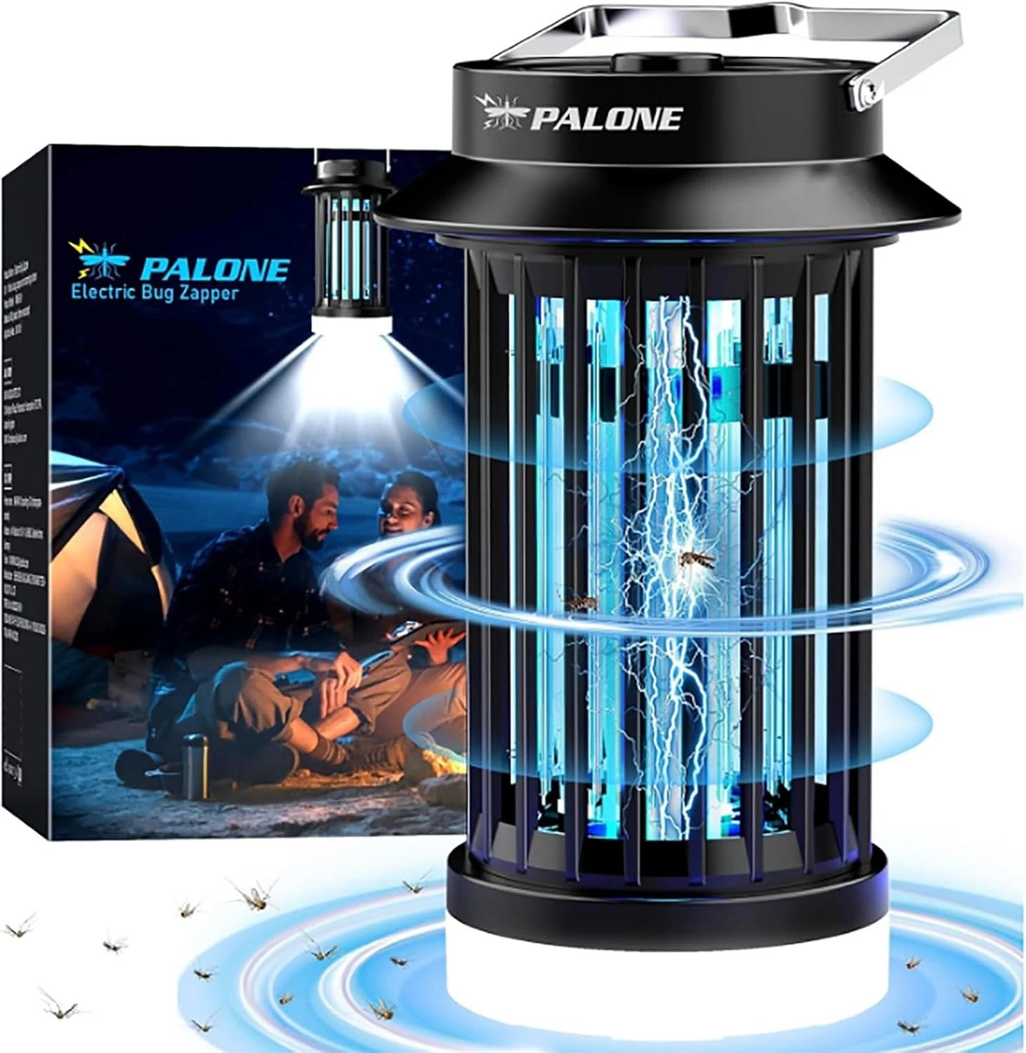 Waterproof Electronic Rechargeble Bug Zapper Mosquito Zapper for Outdoor/Indoor