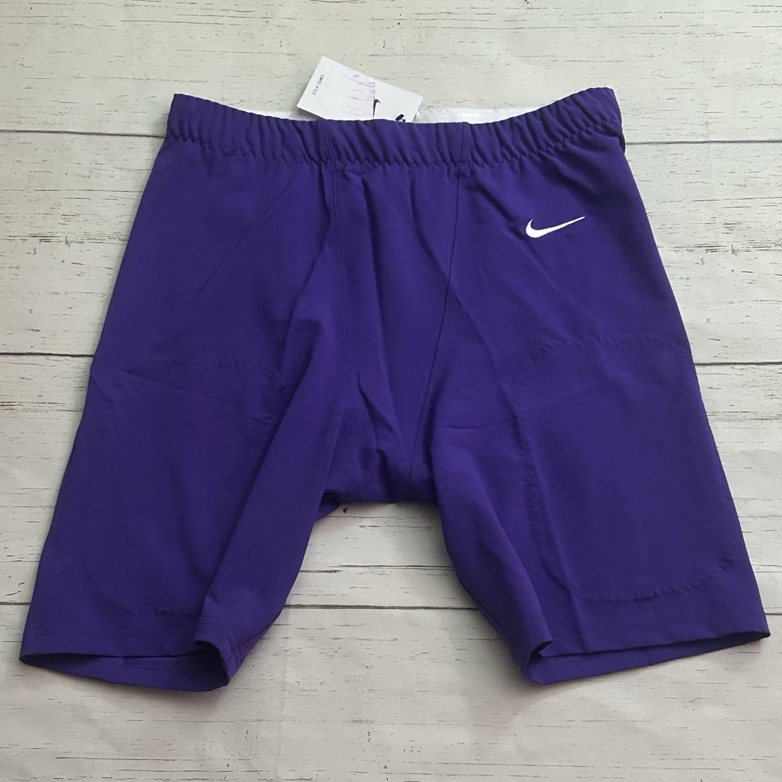 Nike Mens Vapor Untouchable Football Tights Shorts Purple Size Medium CW3972-545