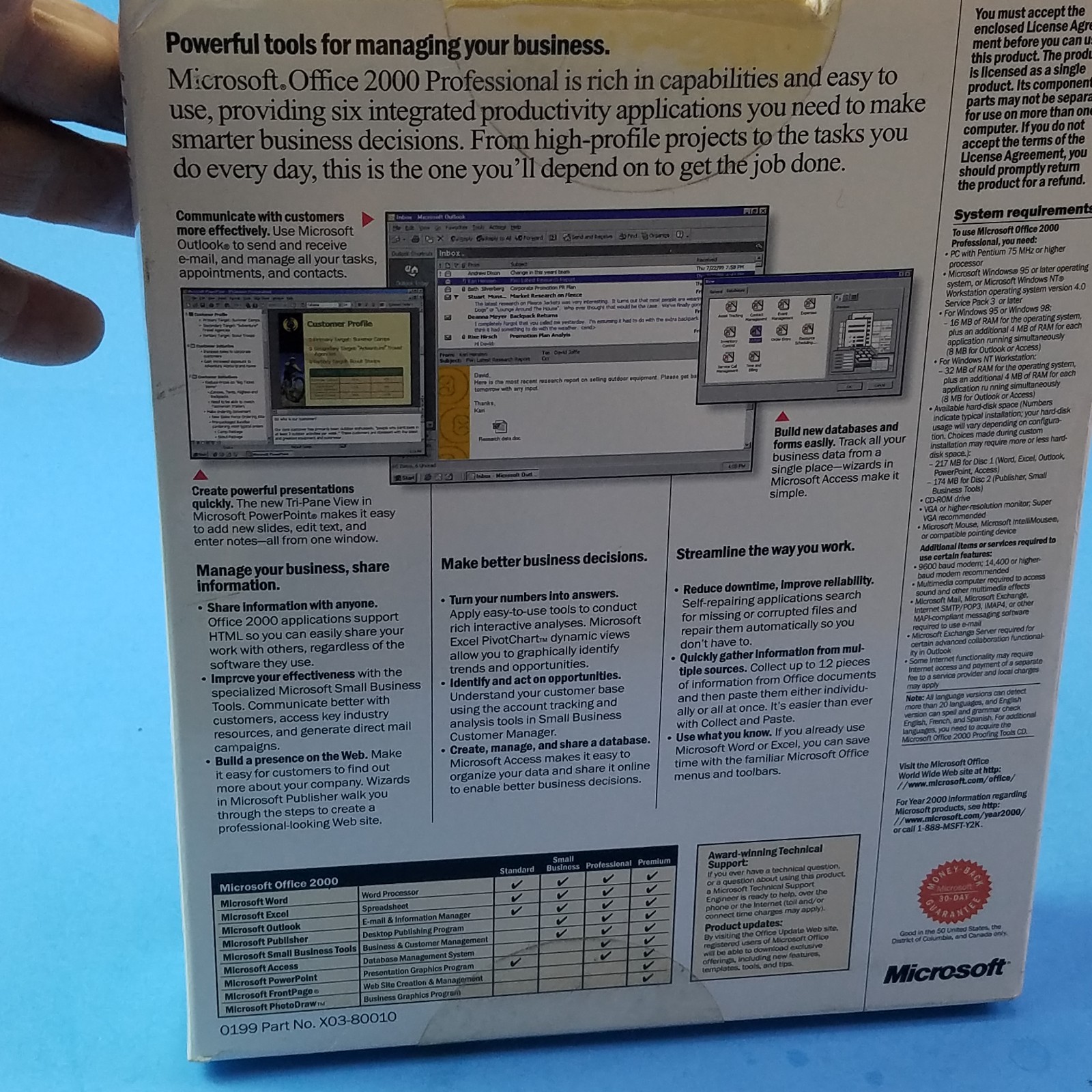 Discovering Microsoft Office 2000 Premium and Professional Manual And Box