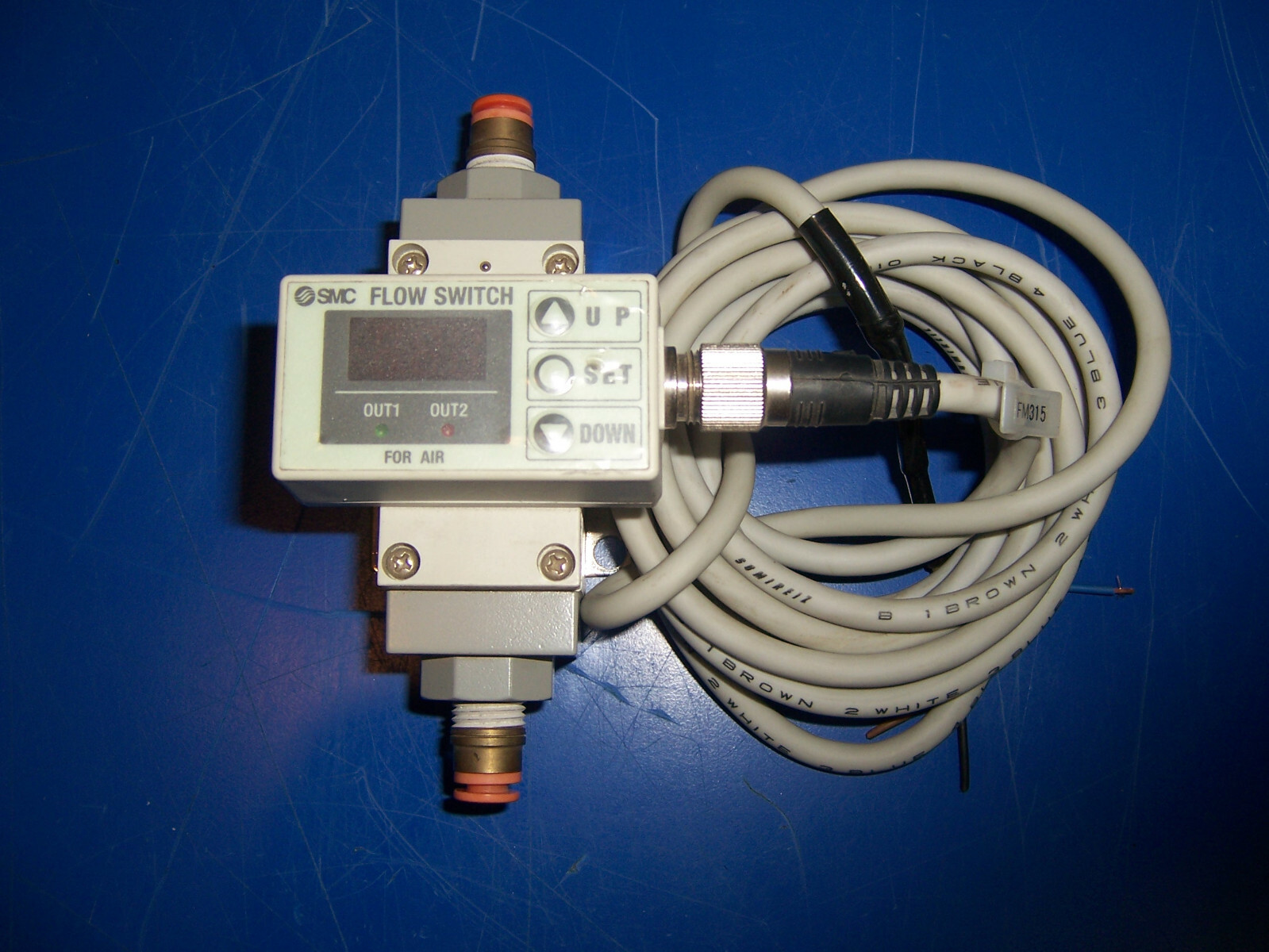 12676 SMC PFA750-N02-27 flow switch readout