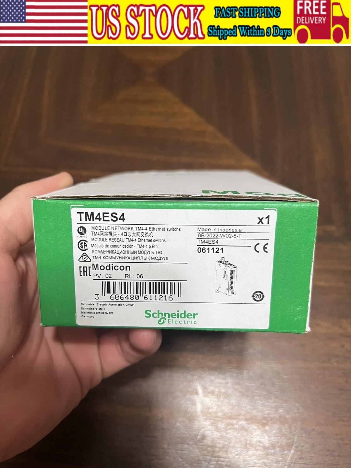 Brand New Schneider Electric TM4ES4 Modicon TM4 Ethernet Network Module
