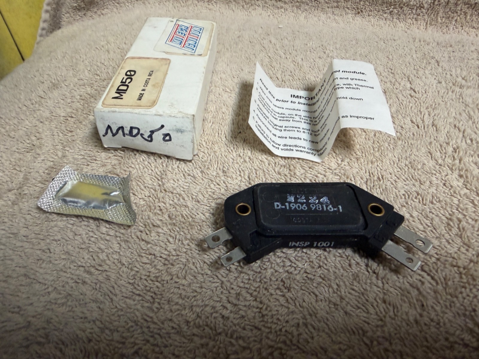 NOS MI TECH IGNITION MD-50 PROD. CONTROL MODULE IGNITION GM VEHICLES