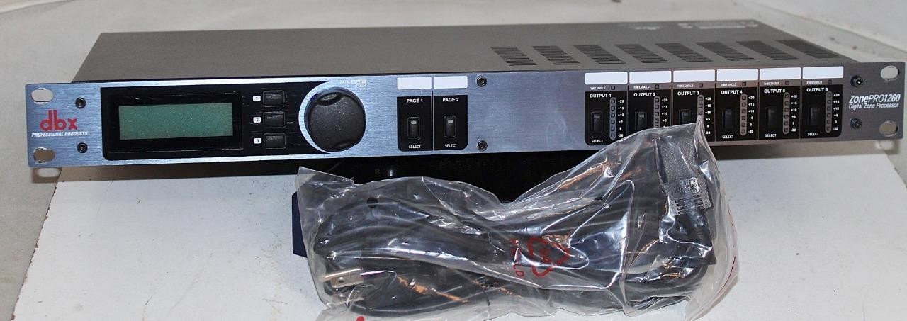 dbx ZonePRO 1260 12x6 Digital Zone Signal Processor - New