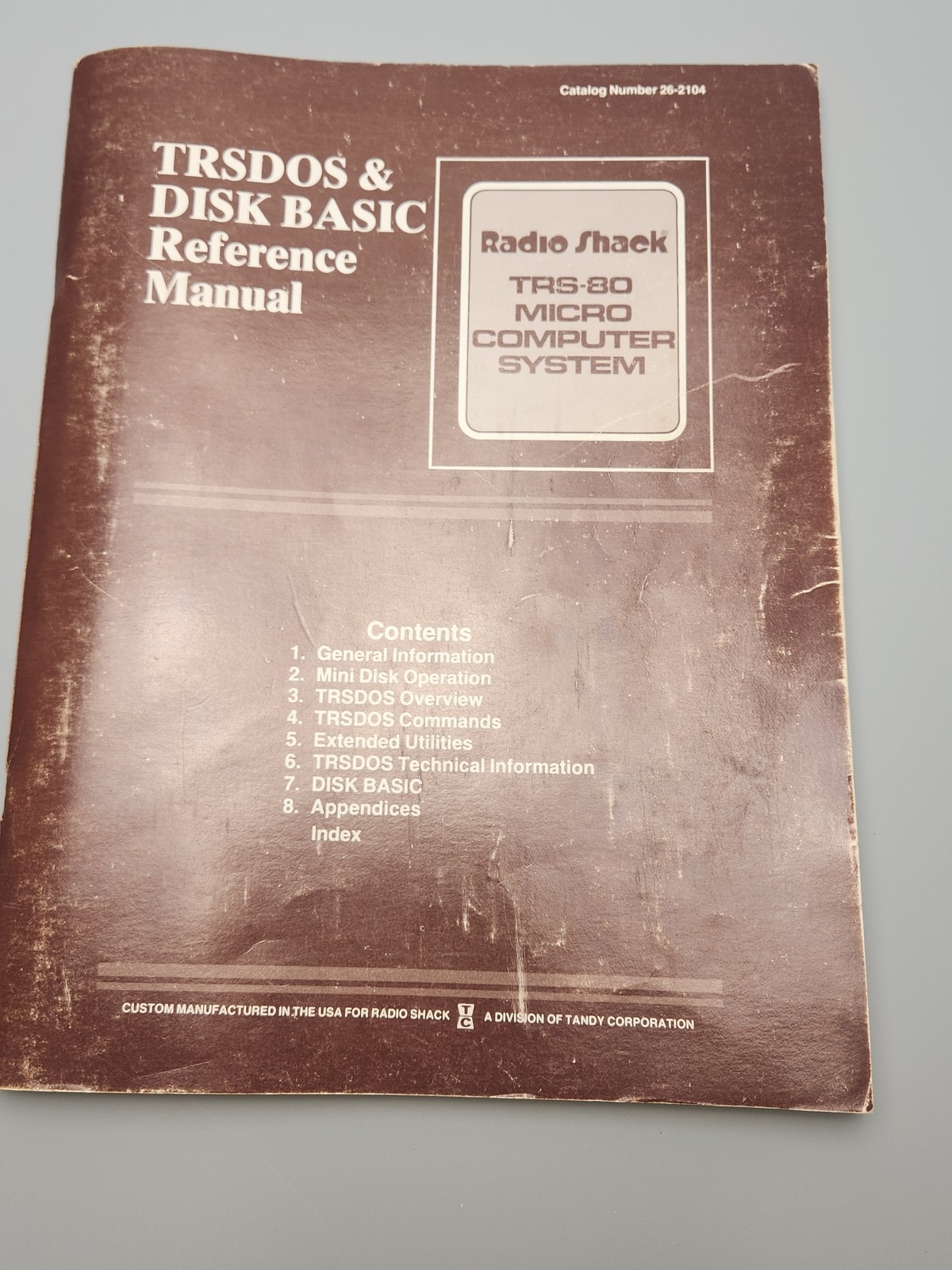 TRS-DOS & DISK BASIC Reference Manual Radio Shack TRS-80 Micro Computer 1stEd 79