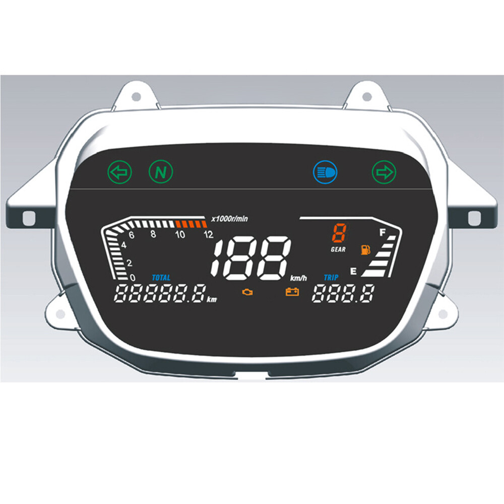 Digital LED LCD Odometer for Honda EX90 Motorcycle Speedometer