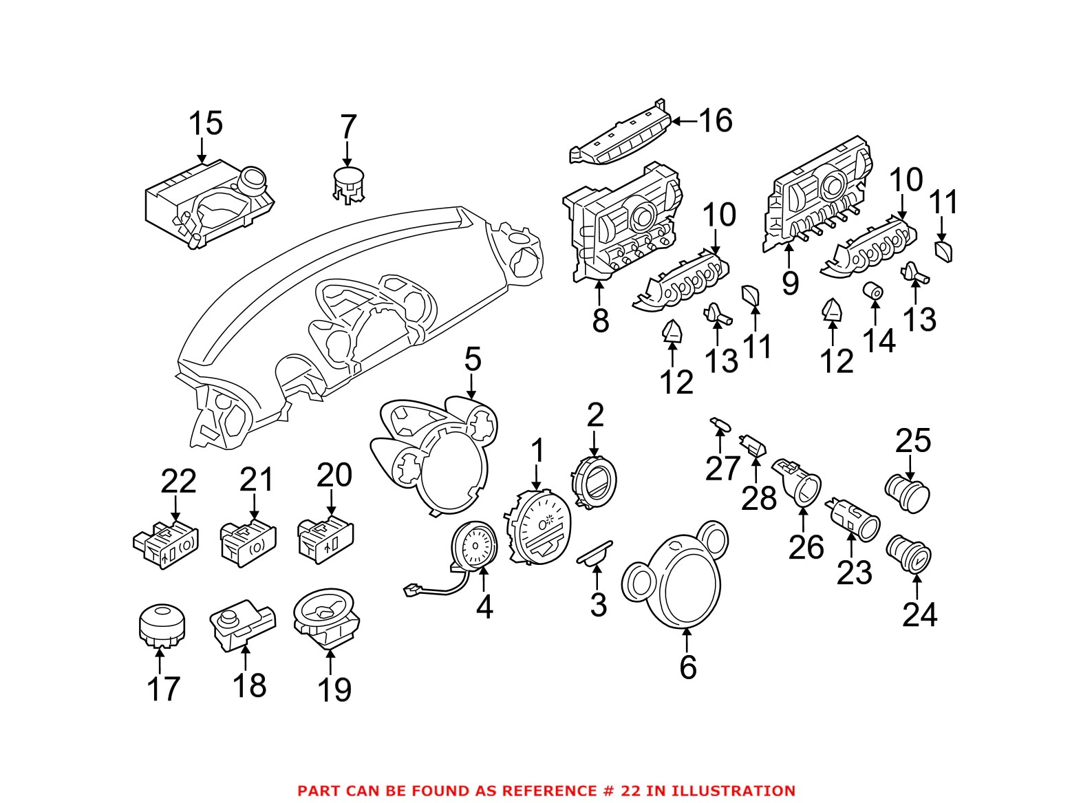 Genuine OEM Audio Auxiliary Jack for Mini 84109229246