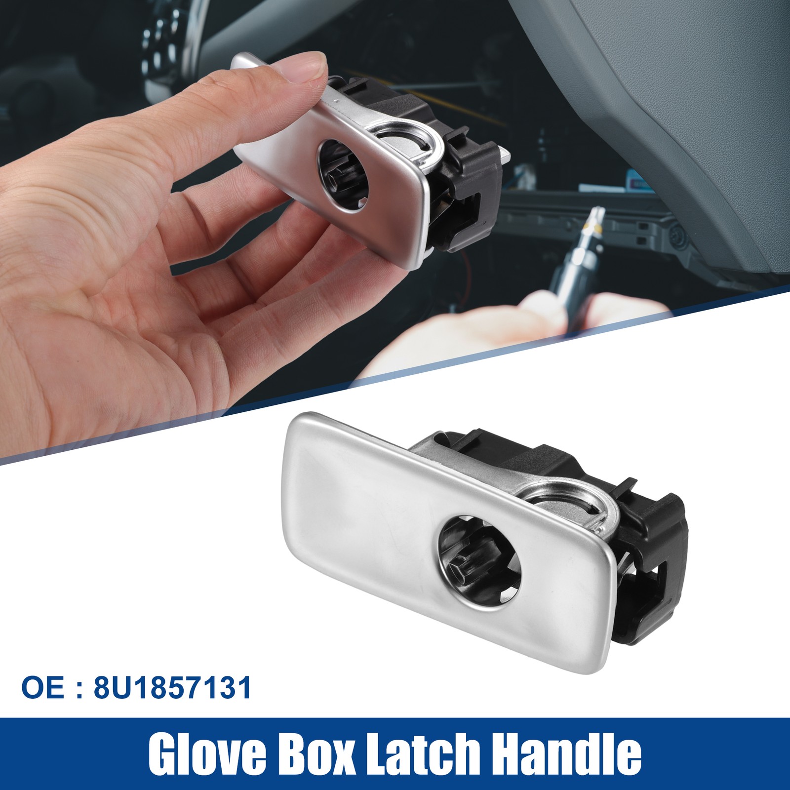 Car Glove Box Latch Handle Clip Fit for Audi Q3 2016 2017 2018 No.8U1857131