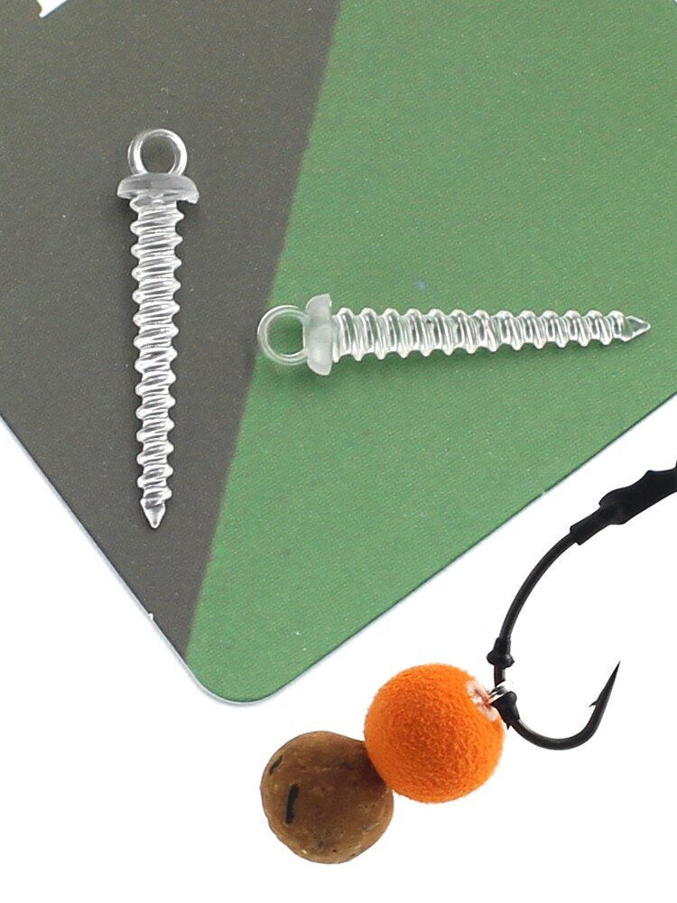 long plastic bait screw Boilies bracket screw bait plug plastic bait  screw