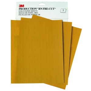 3M 02545 Production Gold Sheet, 180 grit, 2545 50 Sheets