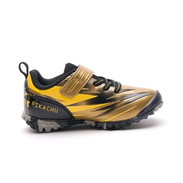 Asahi Shoes Pokémon Character Shoes Sneakers Gachitsuyo P109 Pikachu Gold Black