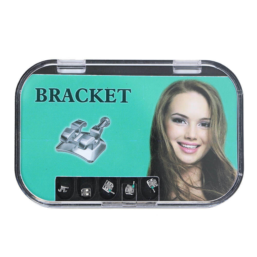 BOMAOER Orthodontic Metal Brackets, Mini MBT 0.022 345" 5x5, MIM Monoblock