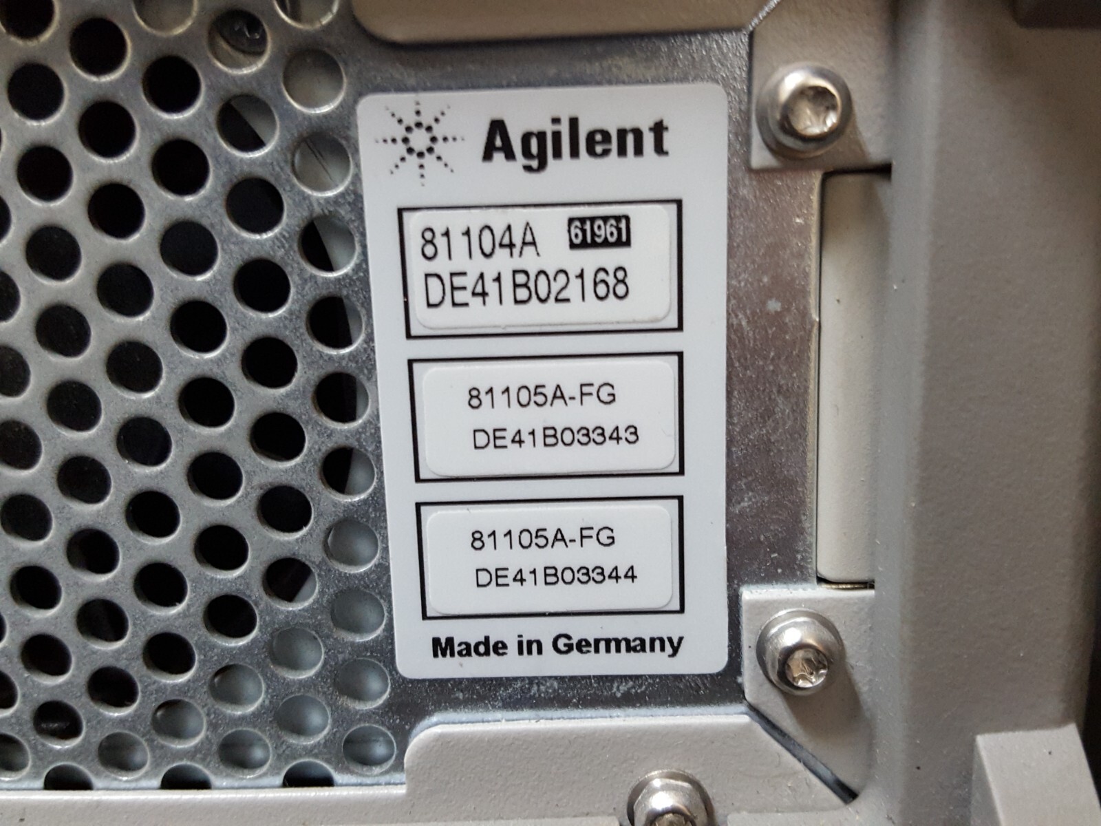 Agilent 81104A : 80 MHz Pulse-/ Pattern Generator, AS-IS (2168)