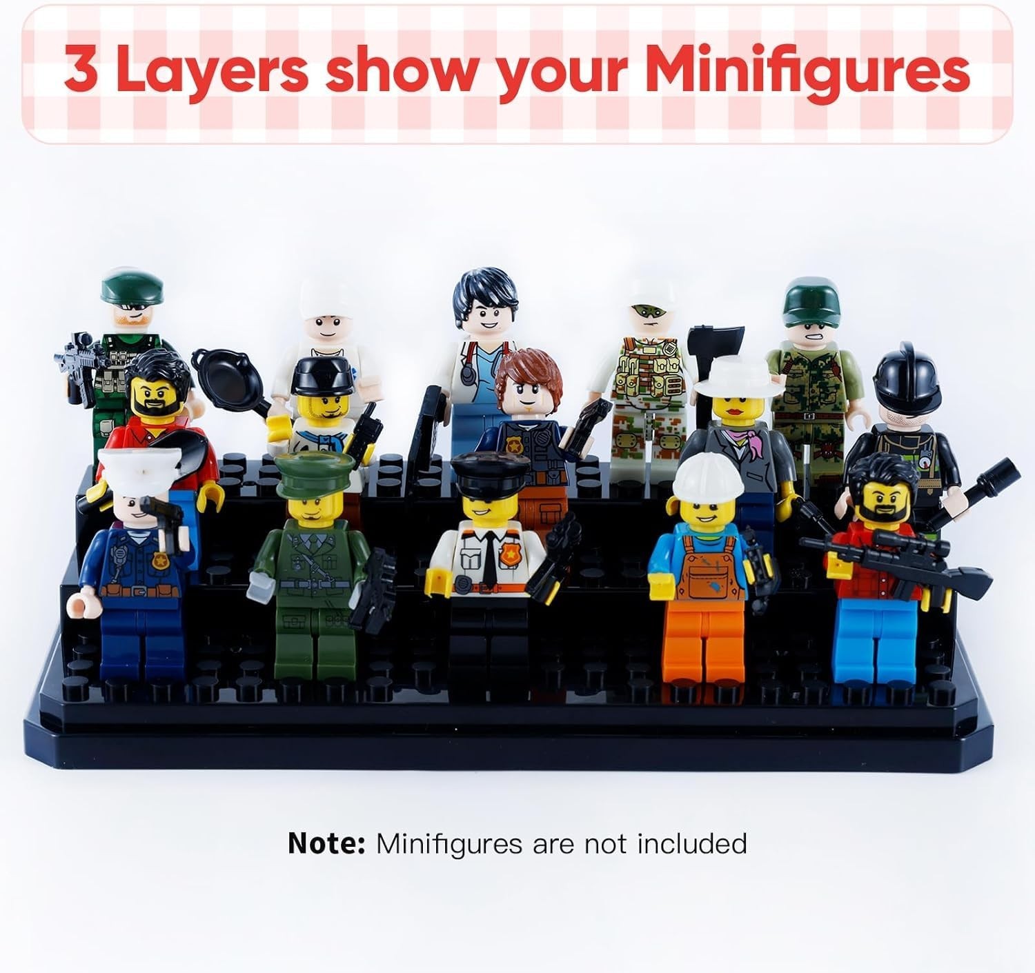 Miniature Display Case Set - 4 Pack Acrylic Storage Boxes for Action Figures & C