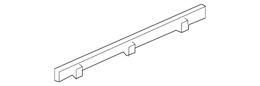 Genuine Honda Odyssey Center Rail Spacer Cover Left (2005-2010) OE 72589SHJA01