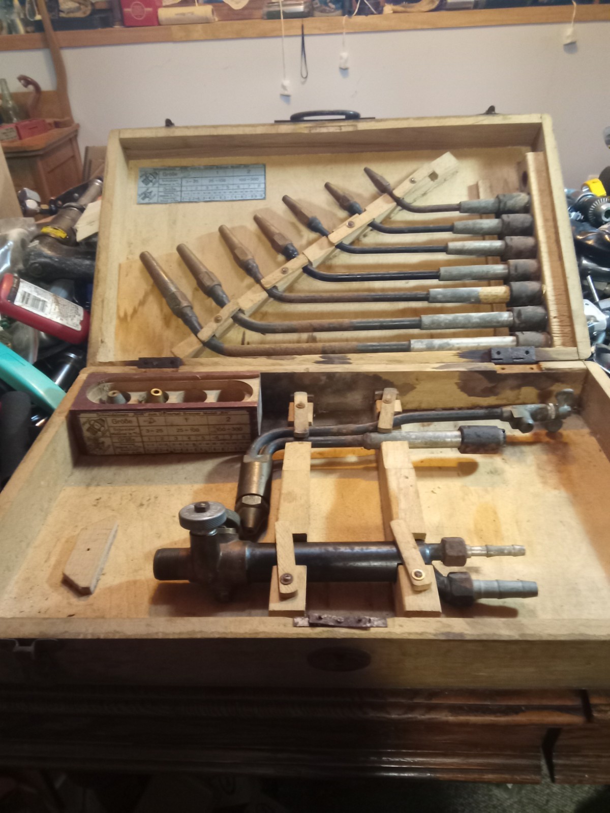 schneideinsatz Antique Torch & Weld Set