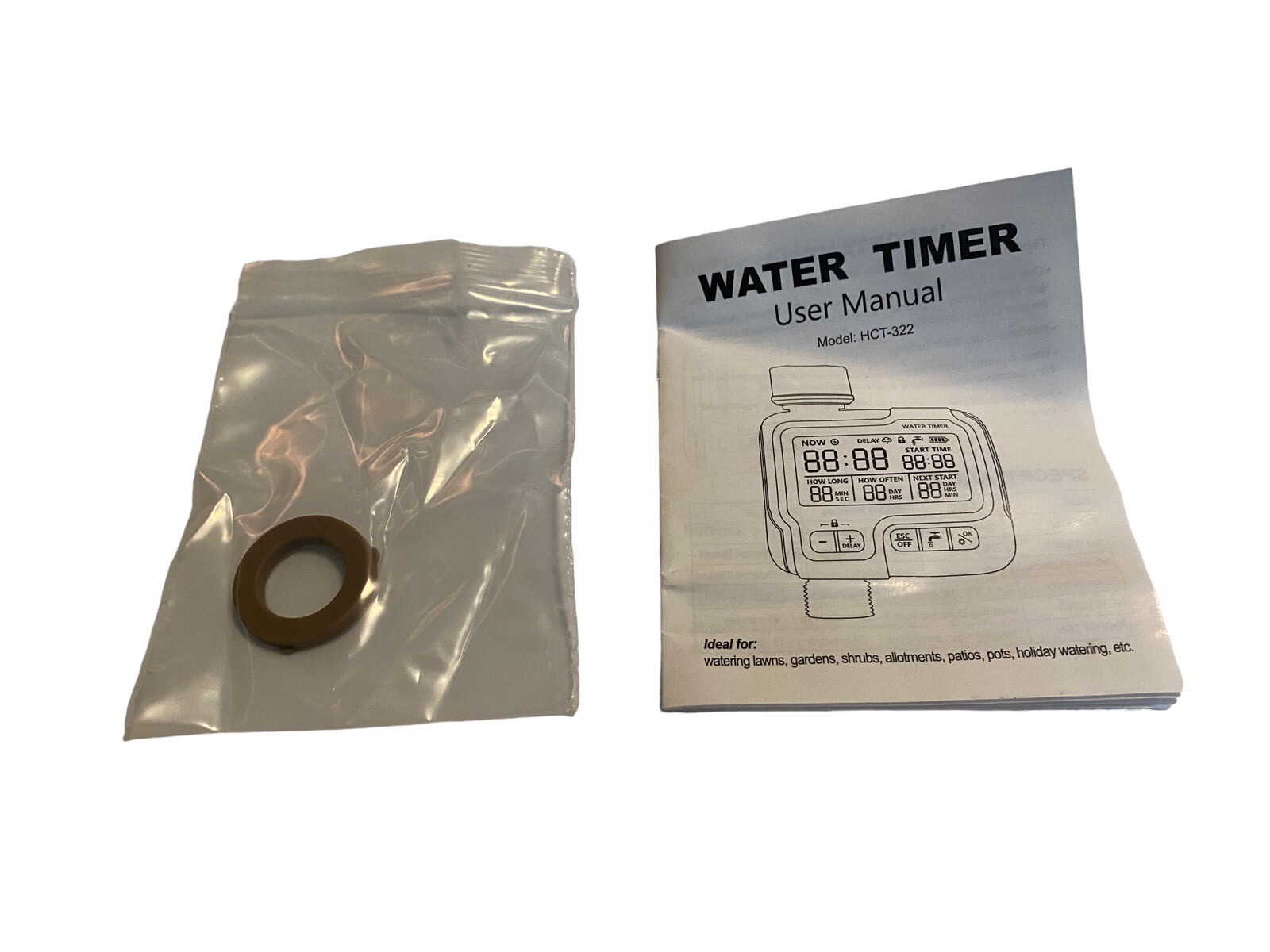 Kazeila Hose Watering Timer Programmable Sprinkler Timer for Garden Lawn Yard