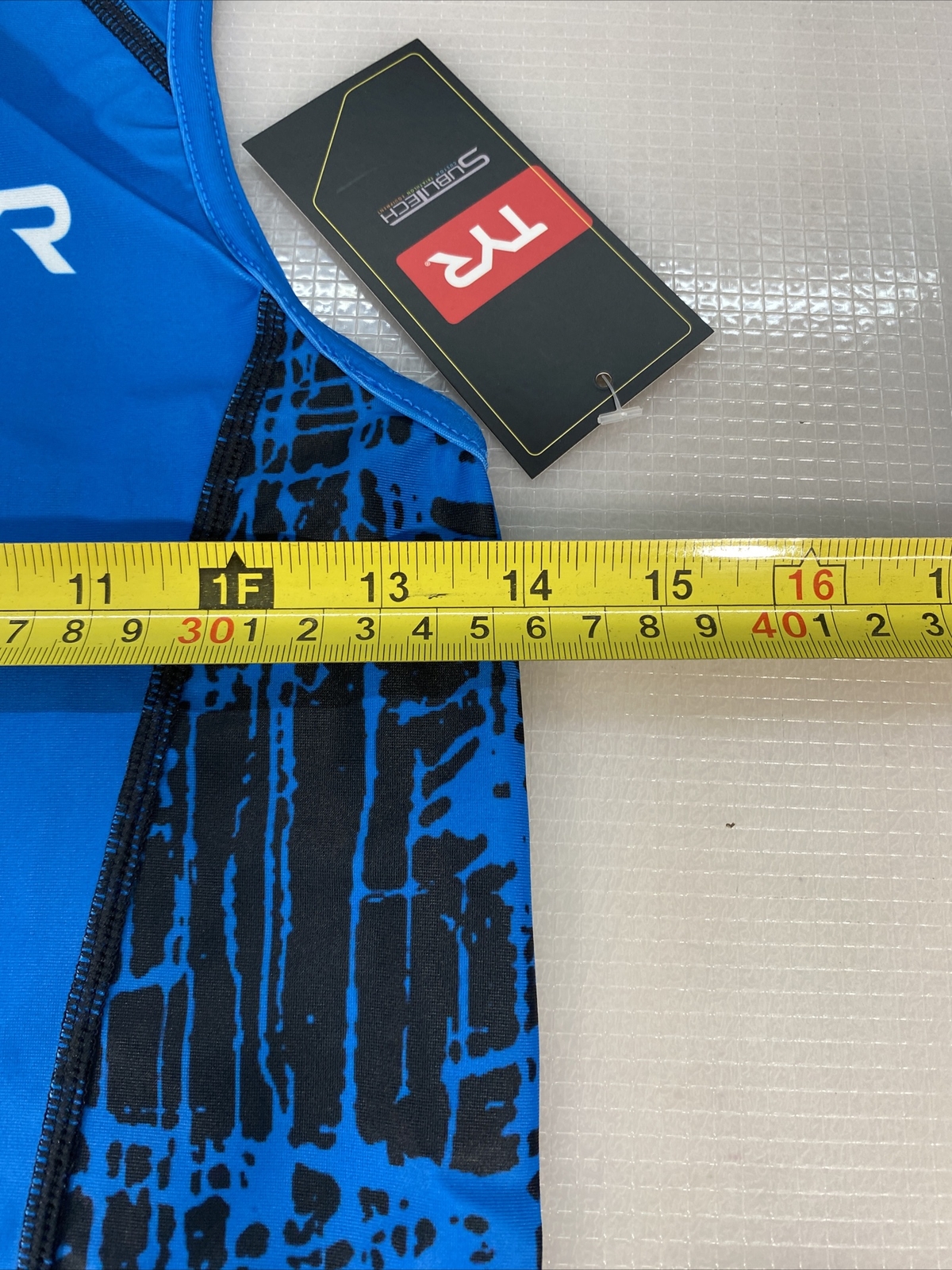 TYR Men’s tri triathlon top Small S (8284-19)