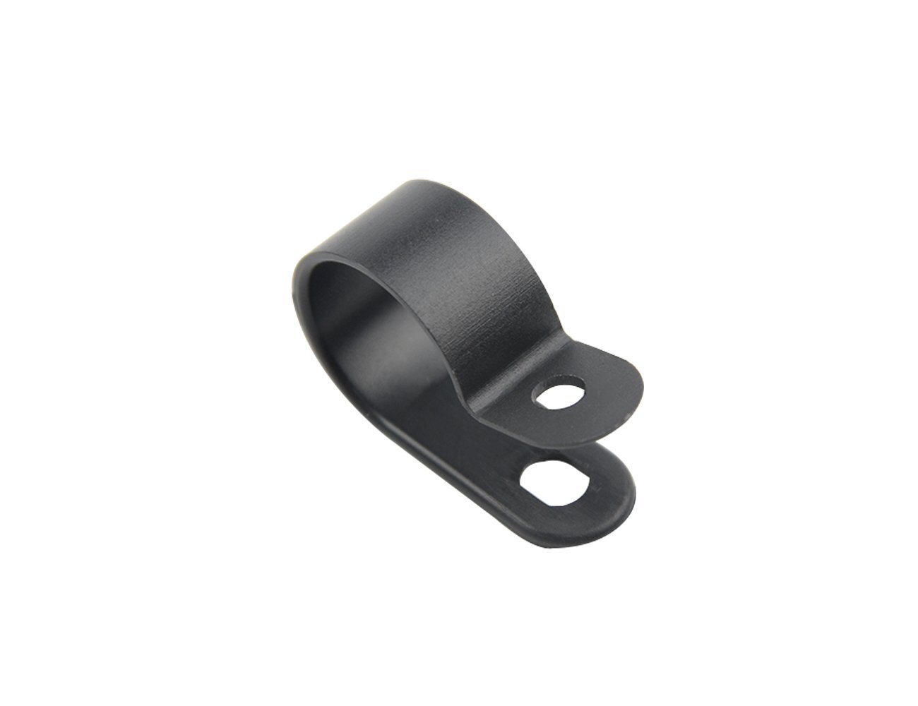 100 Pcs 5/8" Nylon Cable Clamps Assortment Rtype Cable Clips Kit Black Plastic W