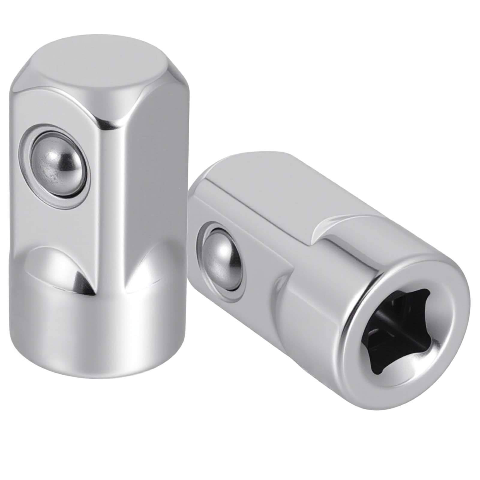 2 Pcs 1/4 to 1/2 Socket Adapter 1/4 Drive-to 1/2 Inch Socket-Adapter Female-t...