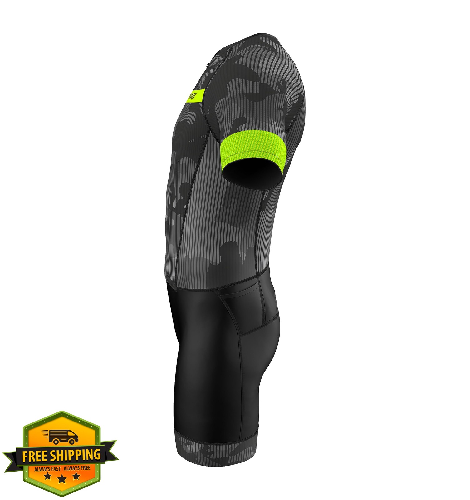 Sparx Men's Elite Aerosuit Triathlon Short Sleeve Tri Suit Skinsuit