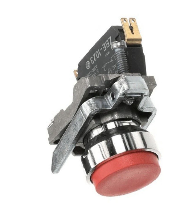 Hobart Genuine OEM 00-749994 Switch Red Push Button With Base