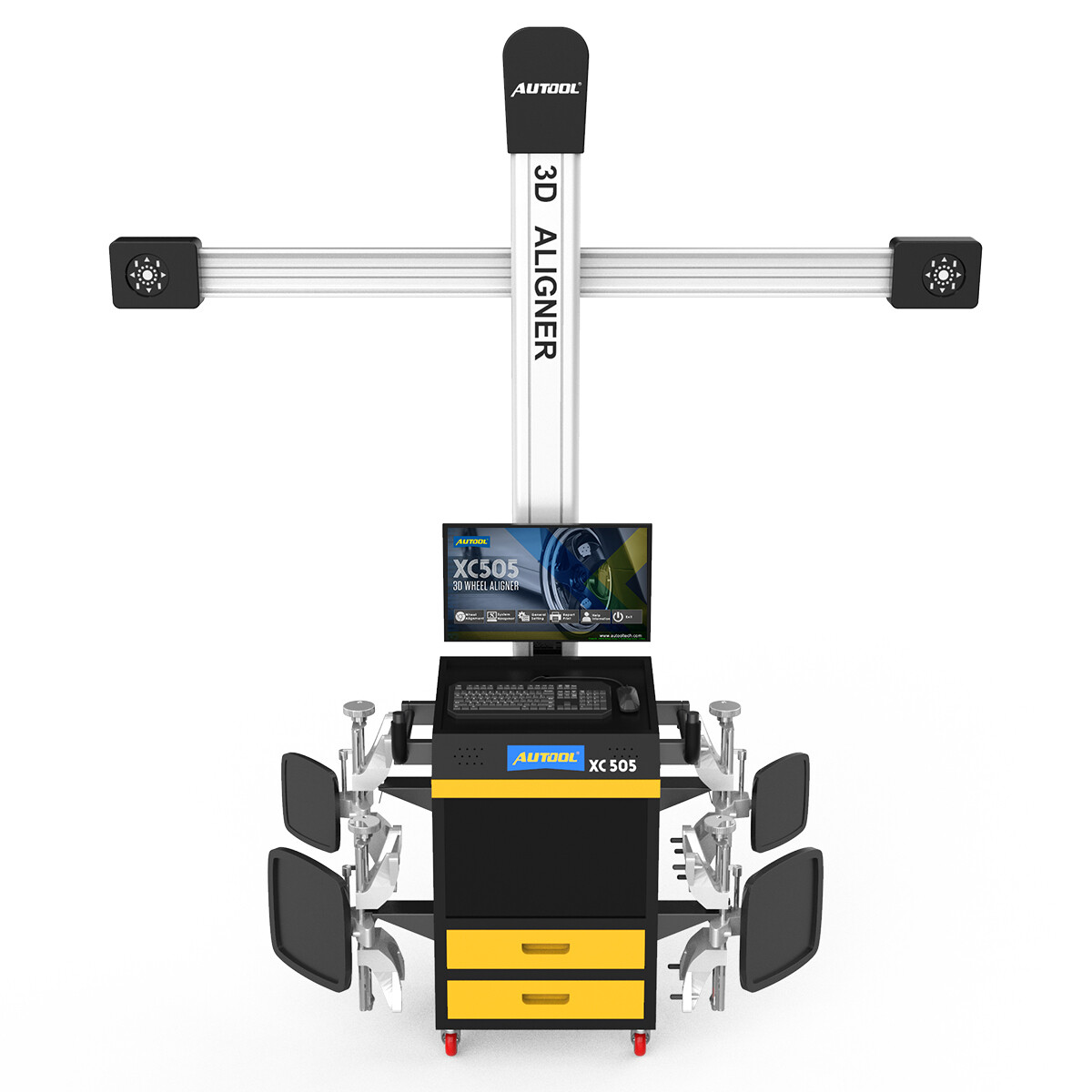AUTOOL® 3D Wheel Alignment Machine Wheel Tire Aligner System Fully Automatic USA
