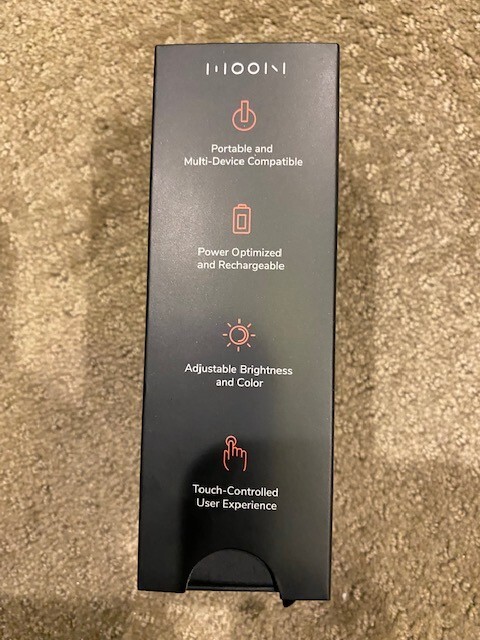 Black Moon Ultralight 2 - Phone Selfie Light with Touch Controls