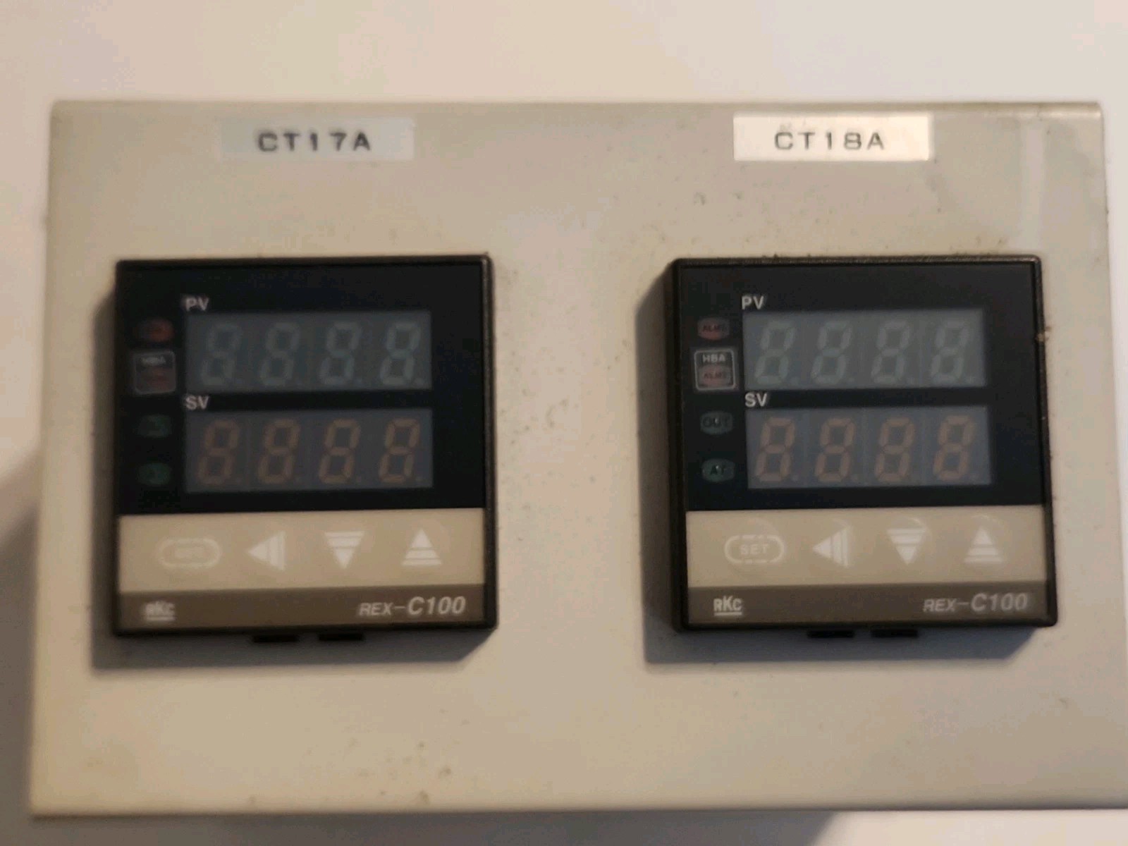 Used RKC REX-C100 Temperature Controller - Warranty & Free Shipping (Lot Of 2)