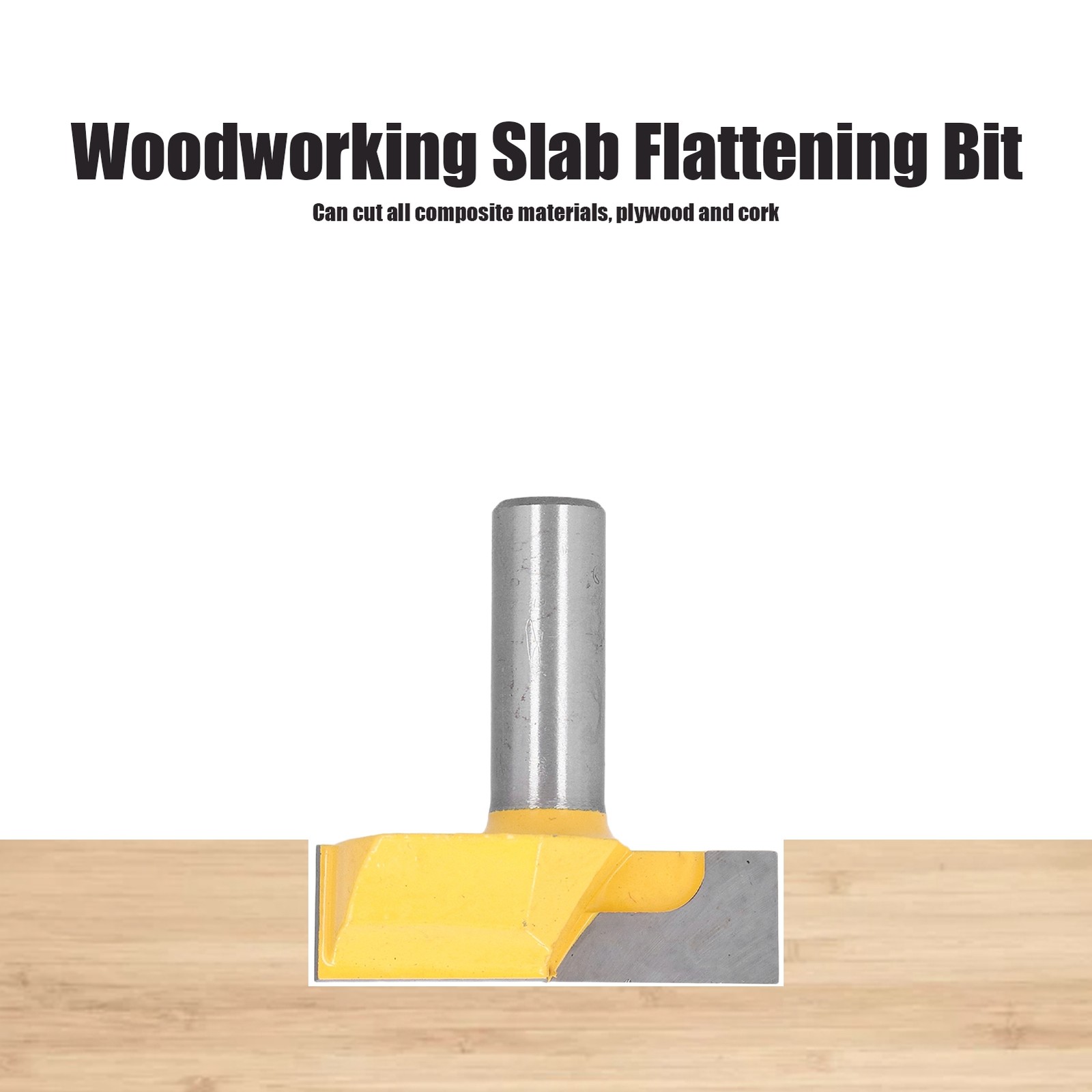 Bottom Cleaning Router Bit 1/2in Shank Surface Planing Routers Cutter Slab New