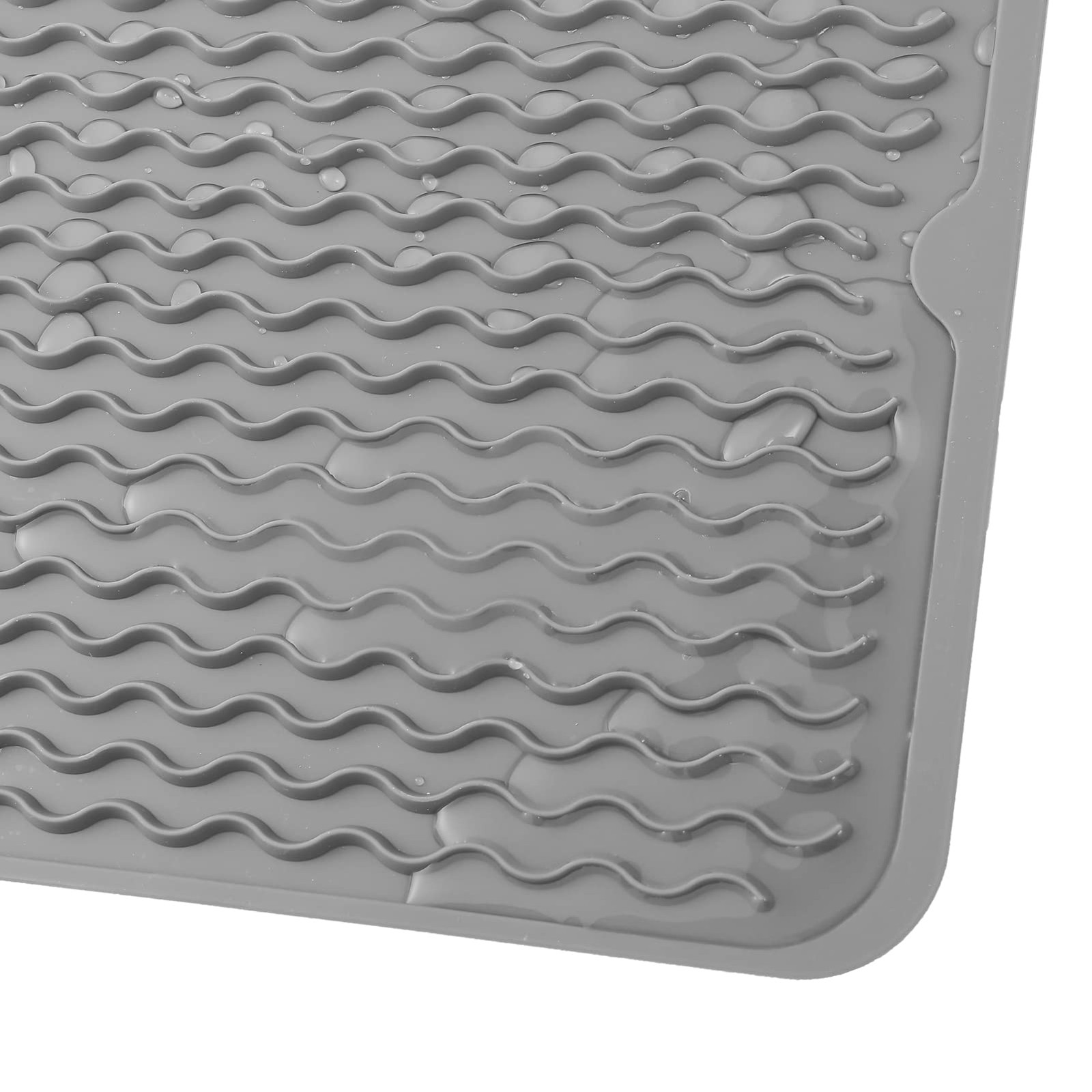 Silicone Dish Drying Mat for Multiple UsageEasy cleanEco-friendlyHeat-resista...