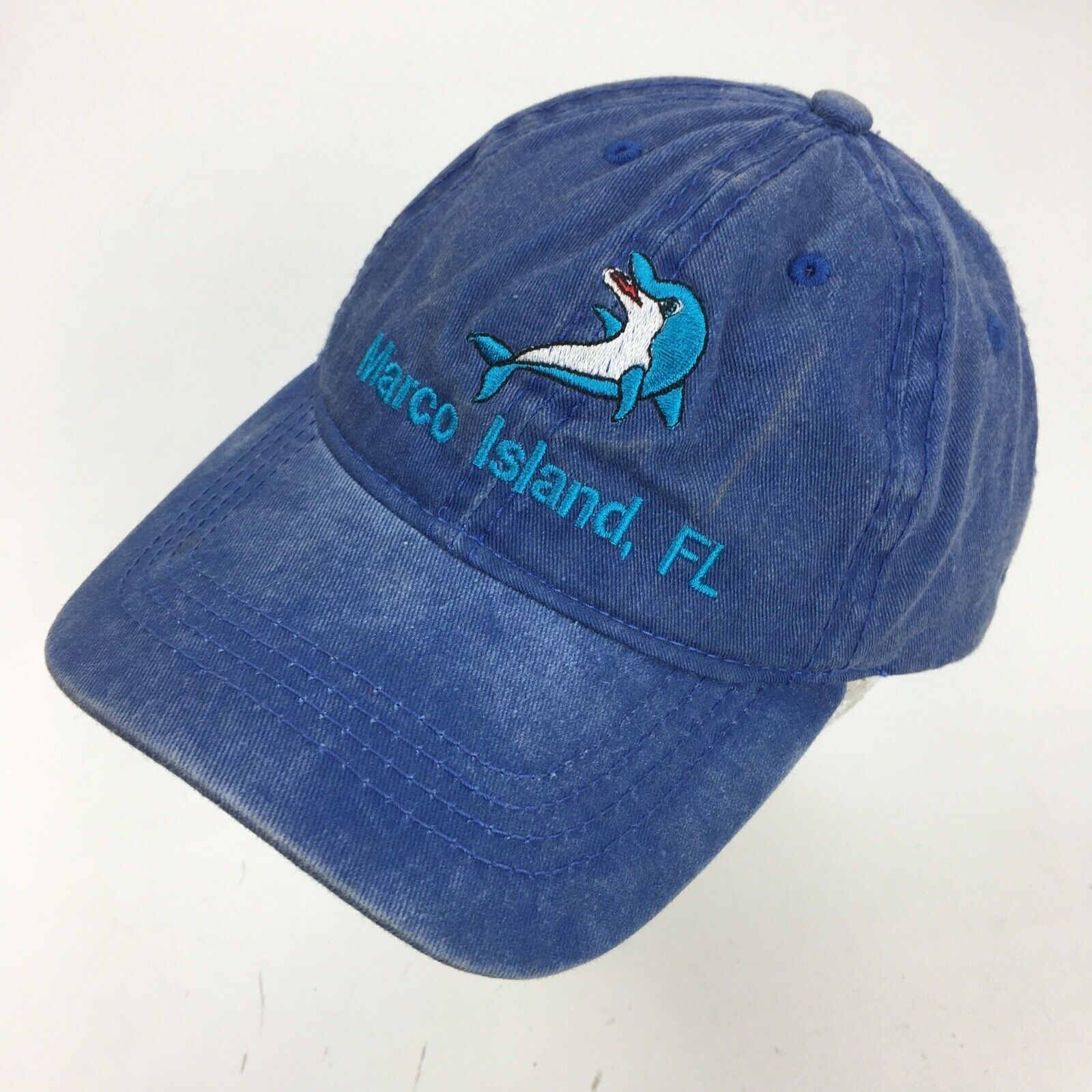 Marco Island Florida Dolphin Kids Ball Cap Hat Adjustable Baseball