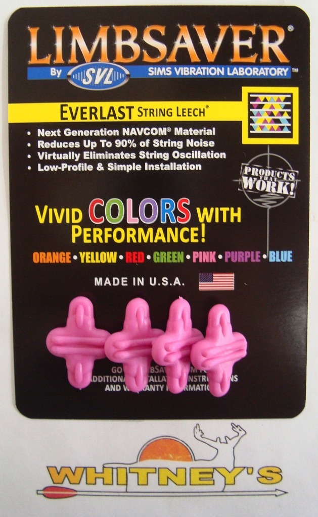Sims Vibration Laboratory Everlast String Leech - PINK - 3337